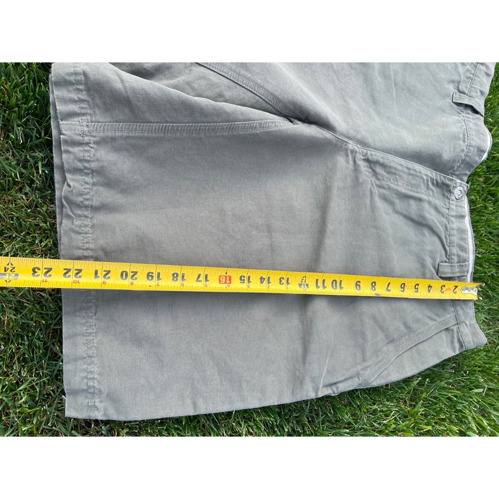 Columbia Mens Ridge Cloth Stonewashed Cotton Utility Shorts Gray 42 hiking - Picture 11 of 15